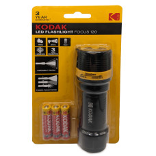 Фонарь Kodak LED focus 157, 1000 мВт + 3 AAA