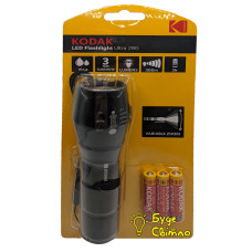 Светодиодный фонарик Kodak LED Flashlight Ultra 290 с 3 батарейками AAA