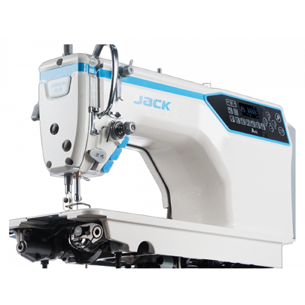 Jack A4E-HQ промышленная швейная машина с автоматикой для средних и тяжёлых тканей
