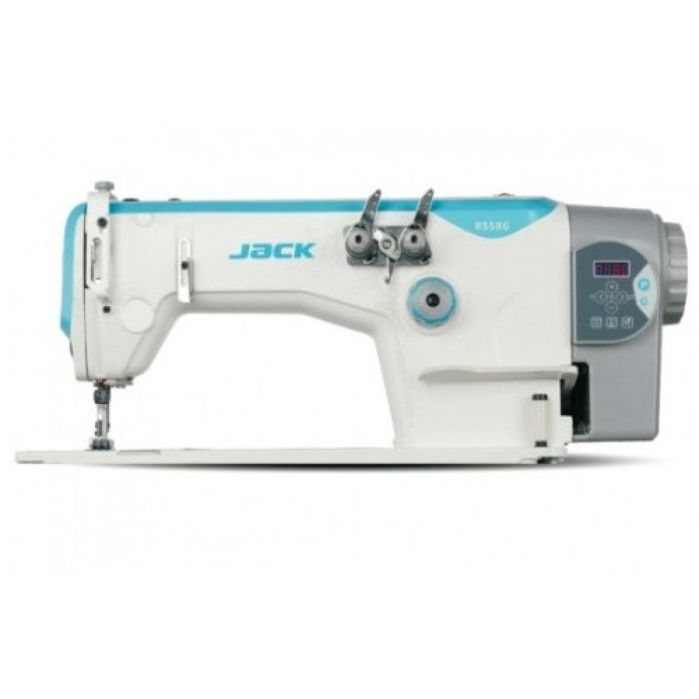 Двухигольная швейная машина Jack JK-8558G-WZ(1/4) цепного стежка (параллельная игла) со встроенным сервоприводом
