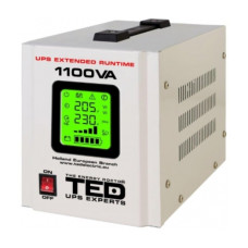 ДБЖ TED 1100VA 700W, 12V ЧИСТА СИНУСОЇДА, ПІД АКУМУЛЯТОР