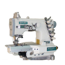 Siruba C007K-W812-356/CRL/RL плоскошовная швейная машина с цилиндрической платформой и левосторонней подрезкой материала