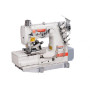 Siruba F007K-W222-356/FQ/FAC  плоскошовная швейная машина с устройствами подачи и пневмообрезки бейки