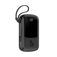 Універсальна мобільна батарея (УМБ) повербанк Power Bank Baseus PPXF-A With Type-C Cable 3A 15W 10000 mAh чорний